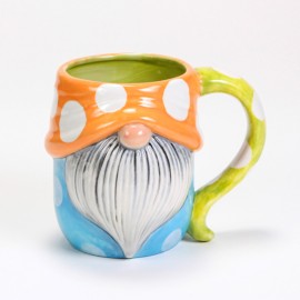Ceramic Bisque Gnome Mug Ceramic Bisque Gnome Mug